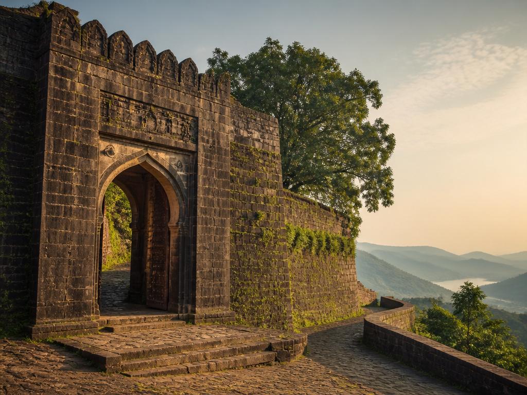 Panhala Fort near V-Farms in Kolhapur